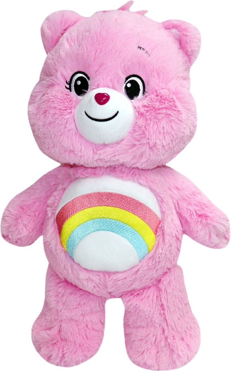 Care Bears (Roze) Pluche Knuffel XL 100 cm groot {Troetelbeertjes grote Plush Toy XXL | Speelgoed Troetelbeer Knuffeldier voor kinderen jongens meisjes | Knuffel en speel met jou favoriete Care-Bears karakters}